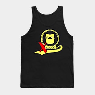 Merry Christmas mustache Tank Top